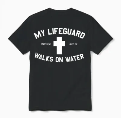 My Lifeguard Walk Unisex T-Shirt - Black