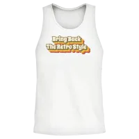 Bring Back the Retro Style Unisex Tank Top - White – 2