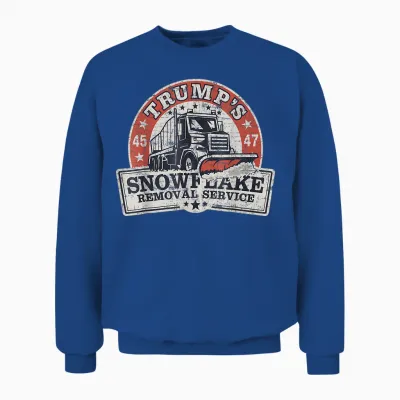 Trump's Snowflake Removal Service Funny Trump Unisex Sweatshirt - Royal