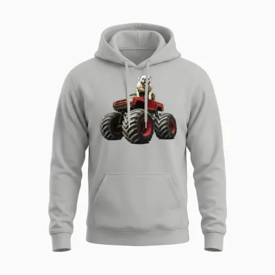 Dog Unisex Hoodie - Ash
