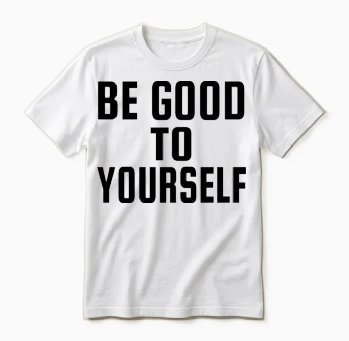Be Good to Yourself Unisex T-Shirt in White