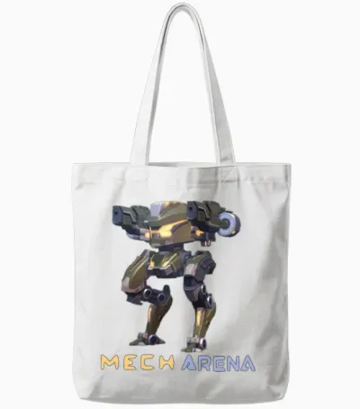 Mech Arena Tote Bags - White