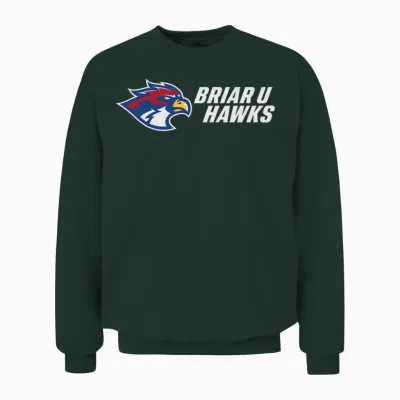 Briar U Hawks Manche Longue Unisex Sweatshirt - Forest
