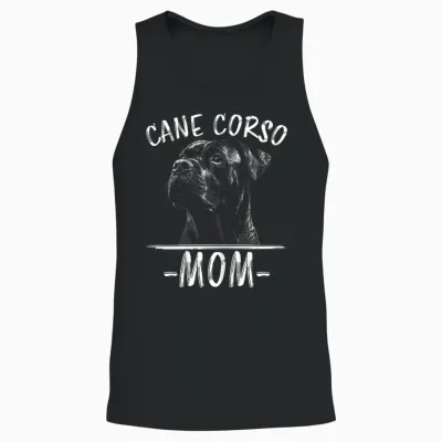 Cane Corso Mom Canne Pour Chien Unisex Tank Top - Black