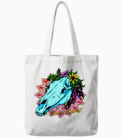Dead Horse Tote Bags - White