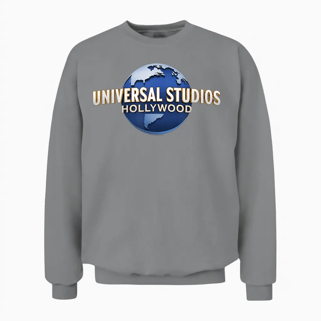Universal Parks Universal Studios Hollywood Unisex Sweatshirt in Sport Grey