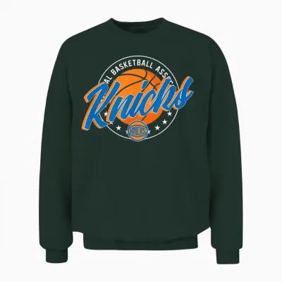 Ballon Officiel De La Nba New York Knicks Unisex Sweatshirt - Forest