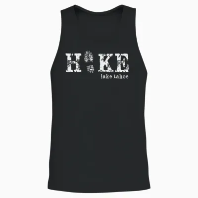 Hike Lake Tahoe Unisex Tank Top - Black
