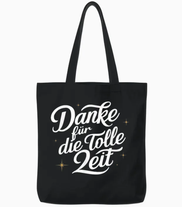 Danke Für Die Tolle Zeit Lehrer Ruhestand Freundin Abschied Tote Bags in Black