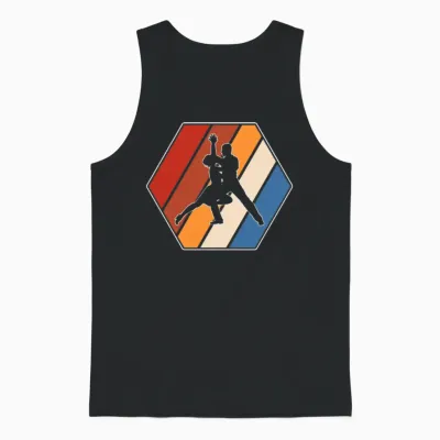 Dance Retro Unisex Tank Top - Black