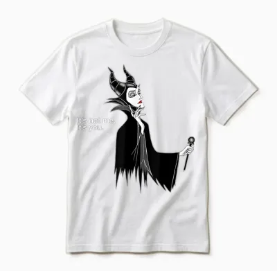 Disney Villains Maleficent It's Not Me It's You Unisex T-Shirt - White