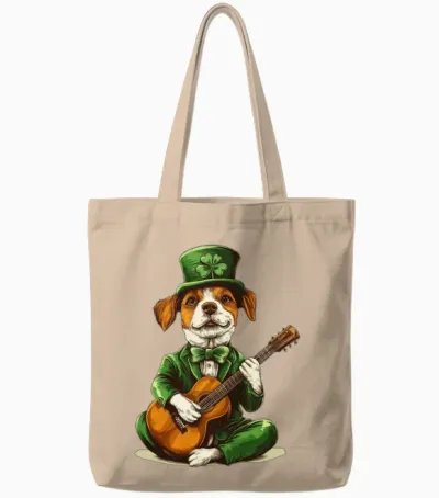 Dog Tote Bags - Natural