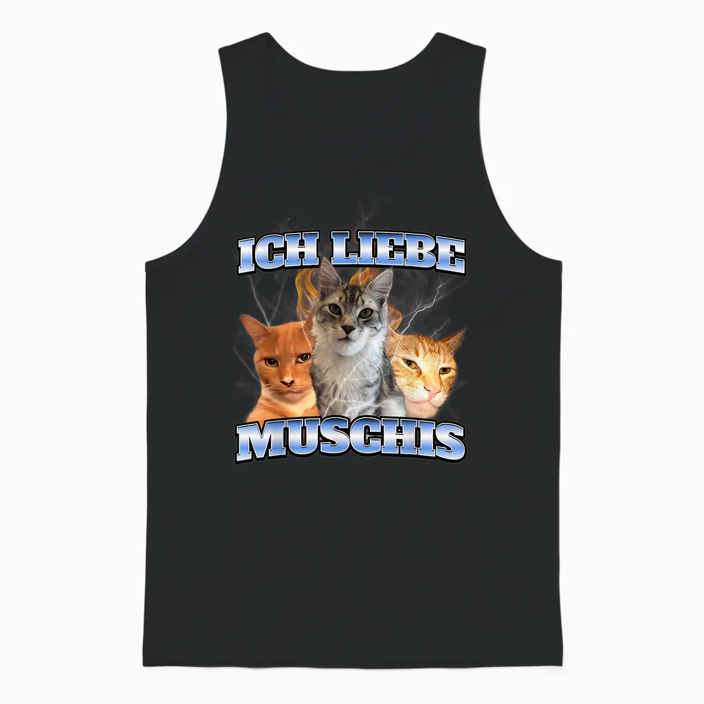 Ich Liebe Muschis Unisex Tank Top in Black