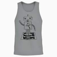 Armchair Expert Merch Unisex Tank Top in Sport Grey - 2