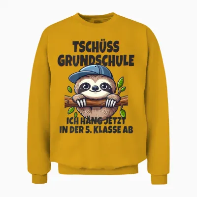 4. Grundschule 5. Klasse Realschule Gymnasium Abschluss 2026 Unisex Sweatshirt - Gold