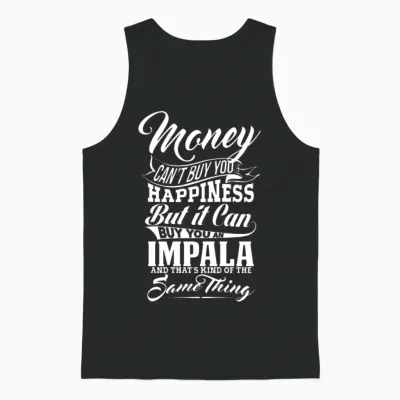Money and Impala W Unisex Tank Top - Black