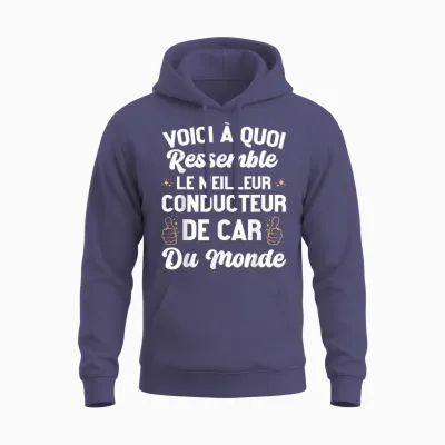This Is What the Best T-Shirt Car Driver Looks Like, Black, S Unisex Hoodie - Heather Sport Dark Navy