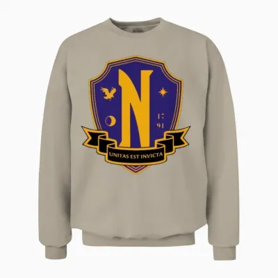 Nevermore Academy Unisex Sweatshirt - Sand