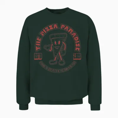 Funny Pizza Unisex Sweatshirt - Forest