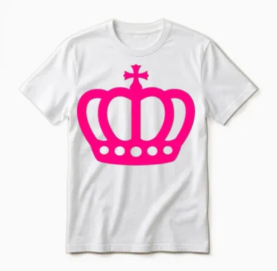 Crown Unisex T-Shirt - White
