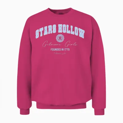Kinder Gilmore Girls Star Hollow Unisex Sweatshirt - Heliconia