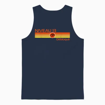 Noces De Muguet Unisex Tank Top - Navy