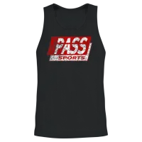 Old School Retro Pass Sports Detroit Unisex Tank Top - Black – 2