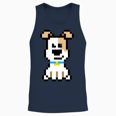Dog Unisex Tank Top - Navy