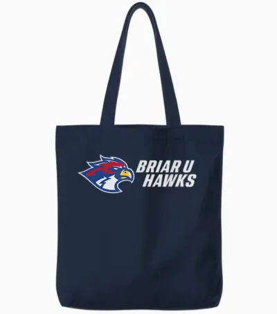 Briar U Hawks Tote Bags - Navy