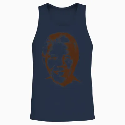 Nelson Mandela Unisex Tank Top - Navy