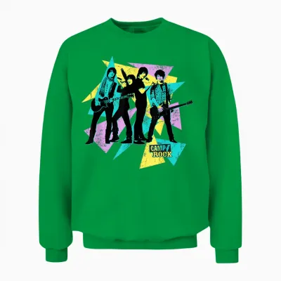 Disney Channel Camp Rock Mitchie Torres and Connect 3 Unisex Sweatshirt - Irish Green