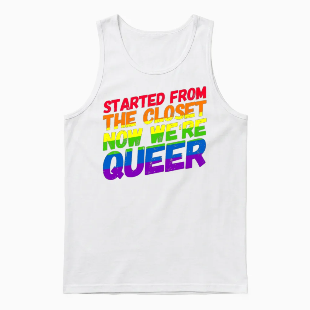 Homosexuality Gay Pride Lgbt Csd Unisex Tank Top in White