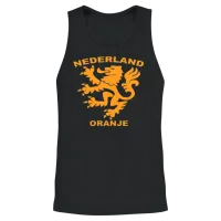 Holland Netherlands Football Soccer Jersey Gift Te Unisex Tank Top - Black – 2