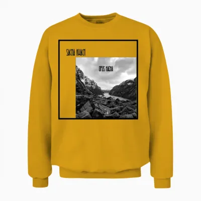 Opus Magma by Sacha Kwach Unisex Sweatshirt - Gold