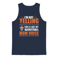 Funny Basketball Mom Game Gifts for Women Unisex Tank Top - Navy – 1