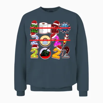 Hilarious Funny Christmas Memes - Funny Christmas Unisex Sweatshirt - Dark Heather
