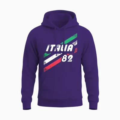 Retro - Italia Retro Unisex Hoodie - Purple