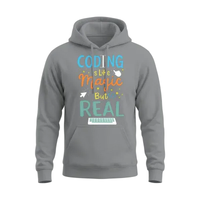 Coding Coder Programming Retro Unisex Hoodie - Sport Grey