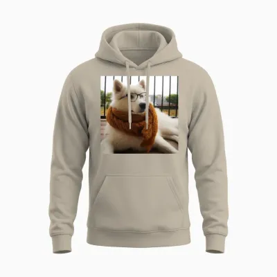 Style Dog Unisex Hoodie - Sand