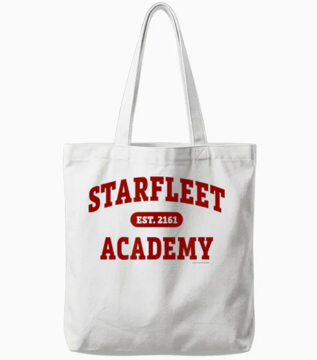 Star Trek Starfleet Academy Est. 2161 Tote Bags in White