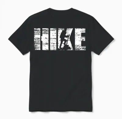 Hike Unisex T-Shirt - Black