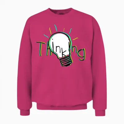 Thinking Unisex Sweatshirt - Heliconia