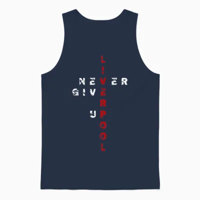 Liverpool T-Shirt Gift Liverpool England Great Britain Unisex Tank Top - Navy