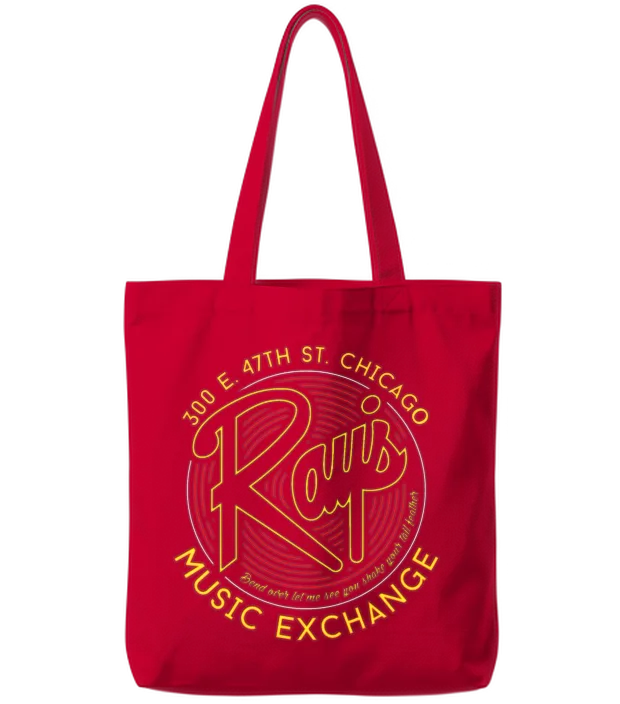 Rayβs Music Exchange β Lovers Tote Bags - Red