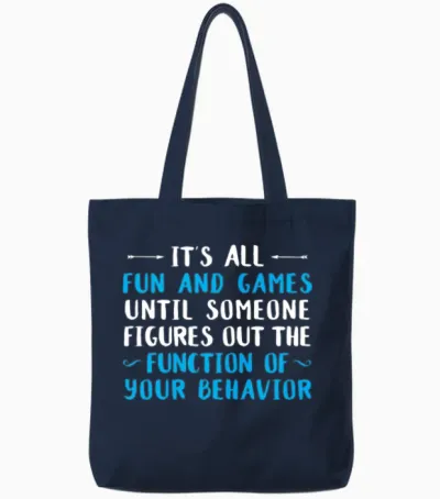 Funny Behavioral Psychologist Tote Bags - Navy