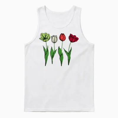 Tulpen Blumen Hobbygärtner Gärtner - Garten Tulpe Unisex Tank Top - White