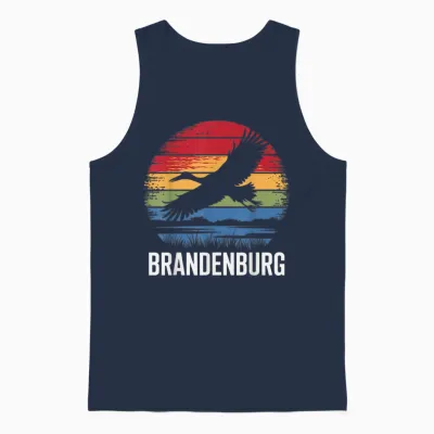 Brandenburg Unisex Tank Top - Navy