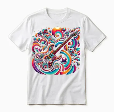 Retro Rhapsody Unisex T-Shirt - White