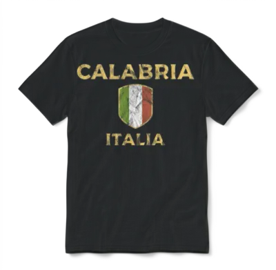 Calabria Italia Calabria Italy Unisex T-Shirt - Black