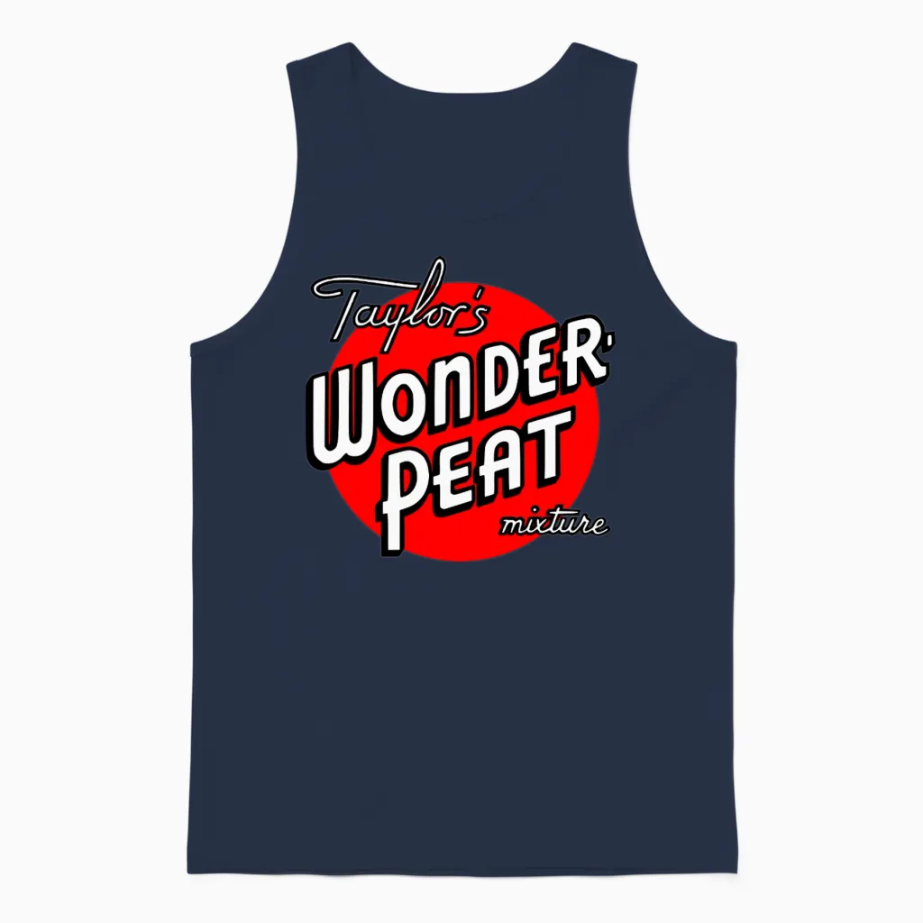 Taylor's Wonderpeat Retro Unisex Tank Top - Navy
